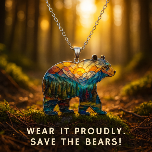 Save The Bears Necklace (925 Sterling Silver)
